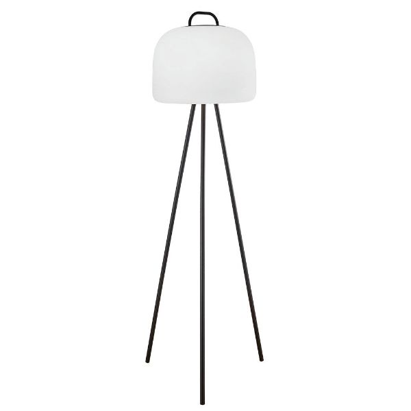 Czarna podstawa podłogowa do lampy Kettle