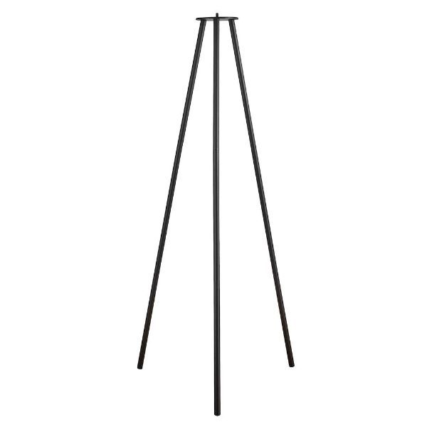 Czarna podstawa podłogowa do lampy Kettle