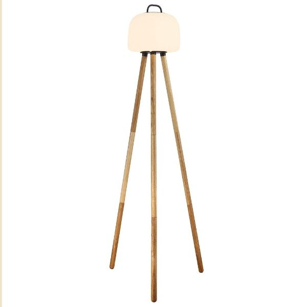Drewniana podstawa do lampy podłogowej Kettle