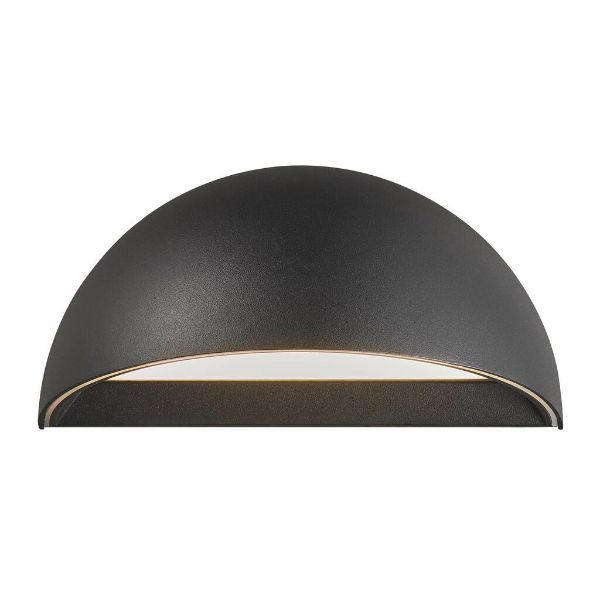 Elewacyjny kinkiet Arcus - IP54, czarny, Bluetooth