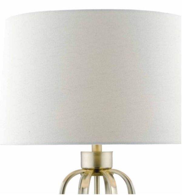 Lampa stołowa Lucie do eleganckiej sypialni