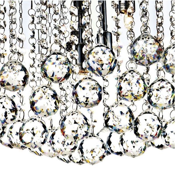 Lampa sufitowa Abacus do salonu glamour