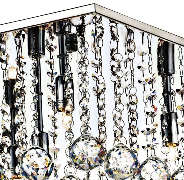 Lampa sufitowa Abacus do salonu glamour