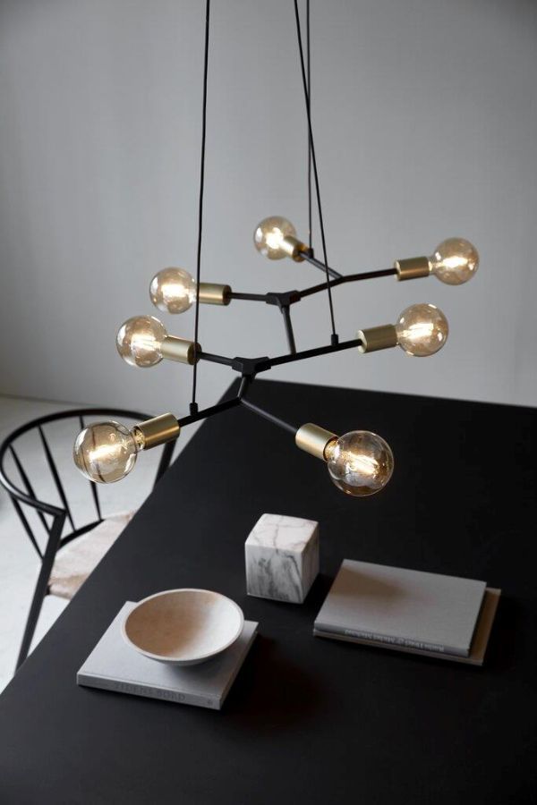 Lampa wisząca Josefine - industrialna nad stół w jadalni