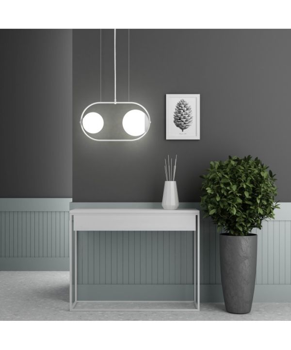 Lampa wisząca Koban nad szafkę w przedpokoju