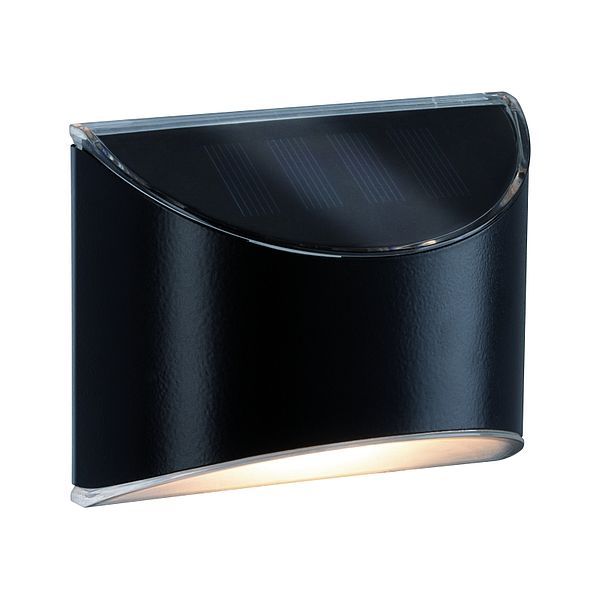 Ledowy kinkiet solarny Elliot - IP44, 3000K