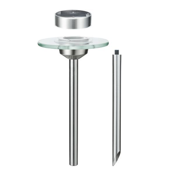 Słupek ze stali nierdzewnej Ufo - solarny