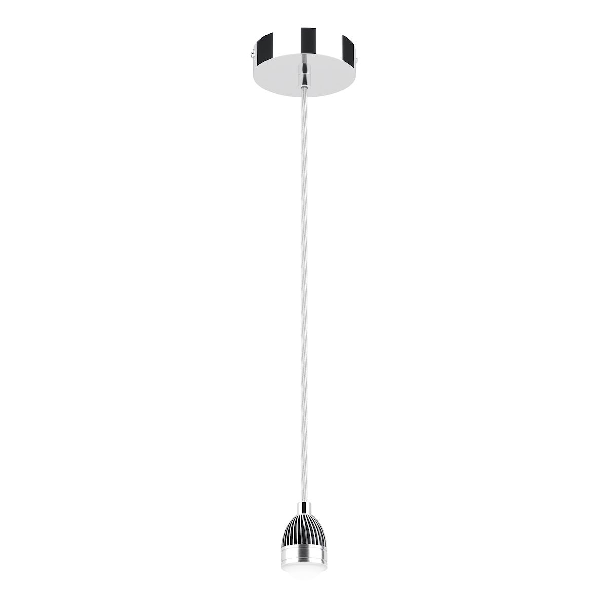 Srebrne zawieszenie do lampy - wbudowany LED