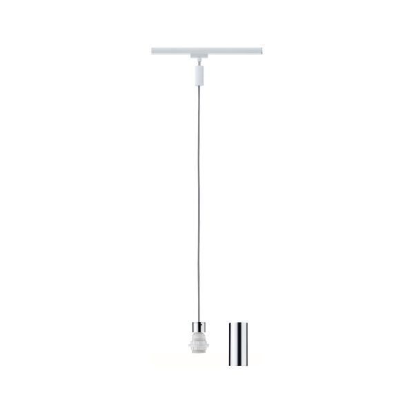Zawieszenie do lamp szynowych - biały/chrom, URail 2Easy
