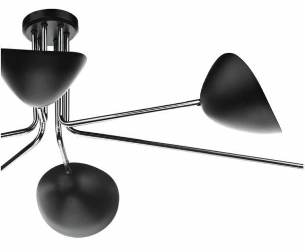 Żyrandol Krug nad stolik kawowy w salonie