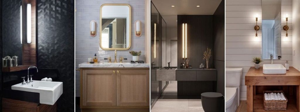 oświetlenie pionowego lustra