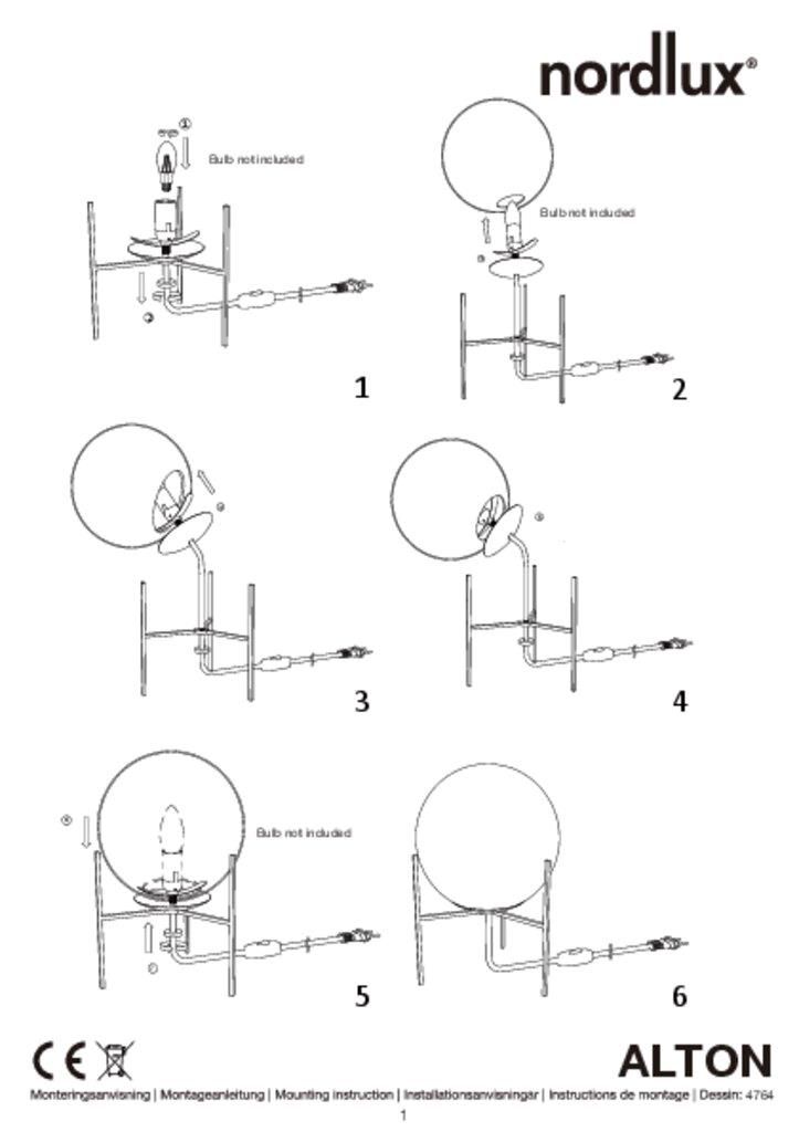 Lampa stołowa Alton do salonu