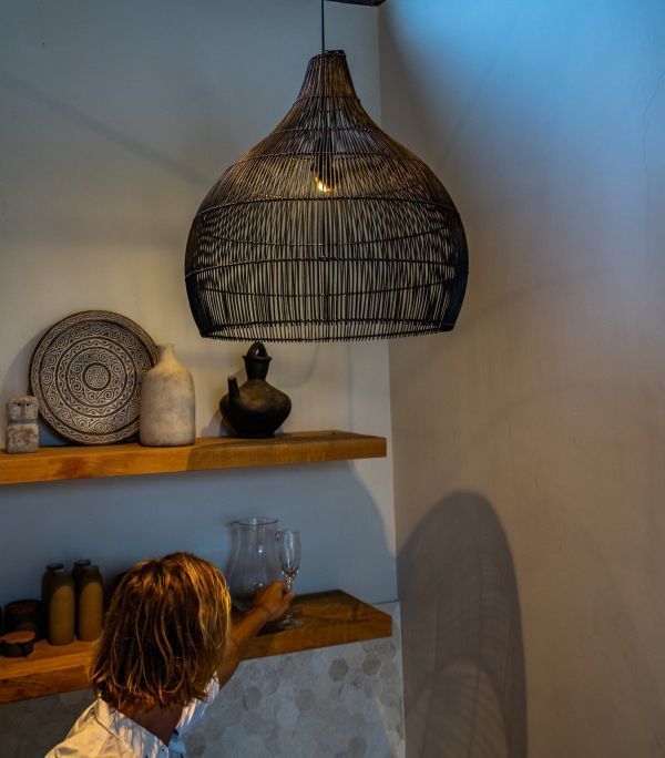 Lampa wisząca Bob do salonu nad sofę