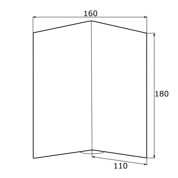 Geometryczny kinkiet Skiatos do przedpokoju