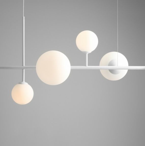 Lampa wisząca Dione do subtelnej sypialni