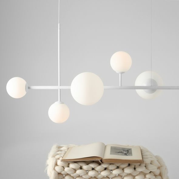 Lampa wisząca Dione do subtelnej sypialni