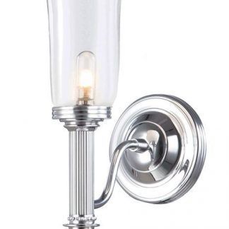 Stylowy kinkiet Chloe nad łóżko w sypialni