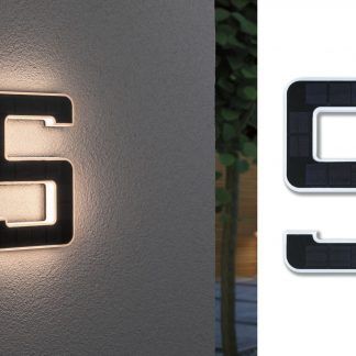 Kinkiet zewnętrzny jako numer domu - nr 5