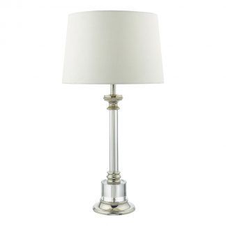 Klasyczna lampa stołowa Krona do subtelnej sypialni