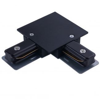 Łącznik Profile Resessed L-connector - czarny, wpuszczany system szynowy