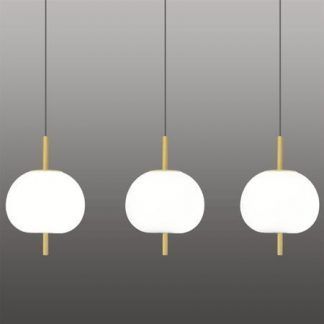 Lampa Apple nad długi stół do salonu