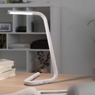 Lampa biurkowa FlexLink do jasnego gabinetu