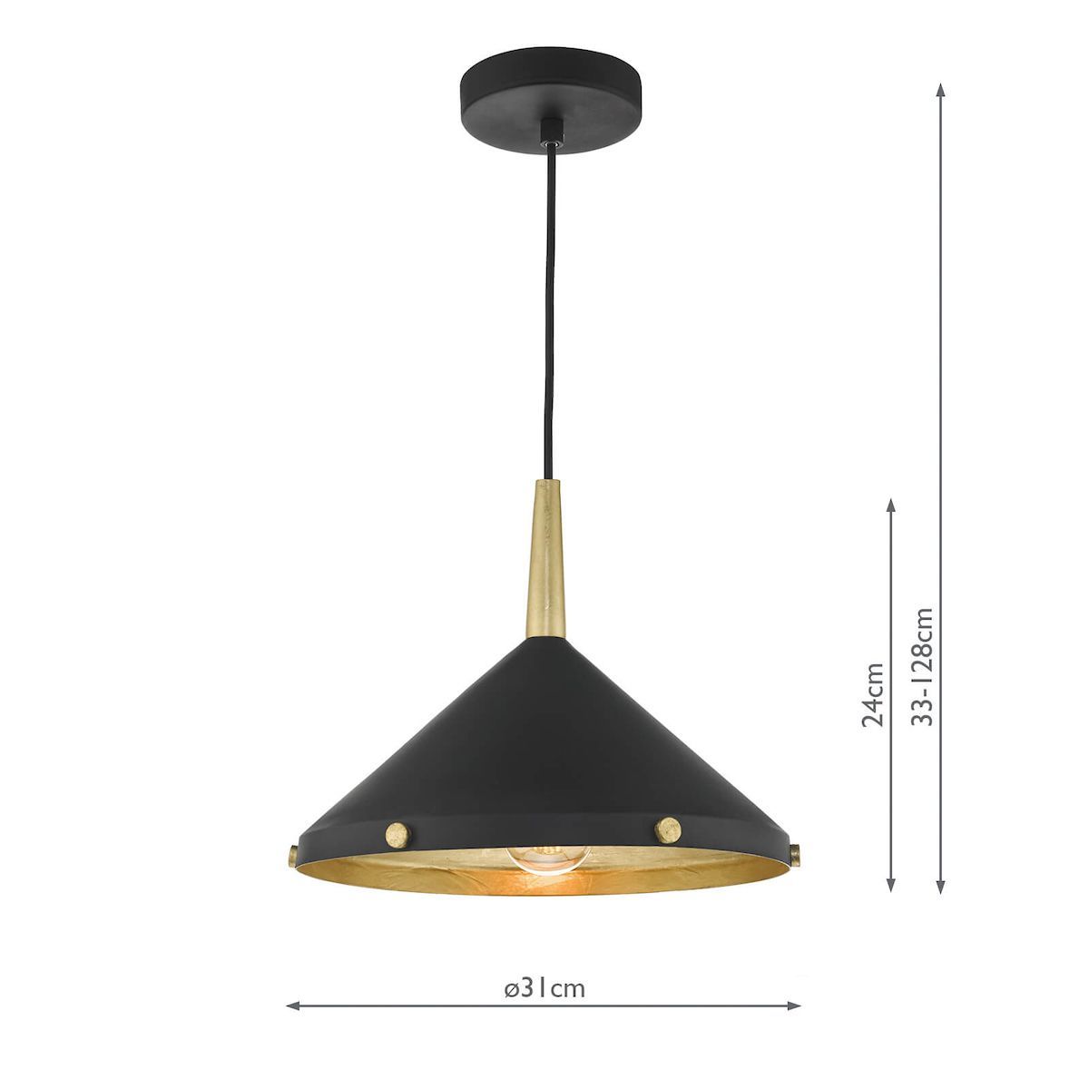 Lampa wisząca Edena do kuchni lub jadalni