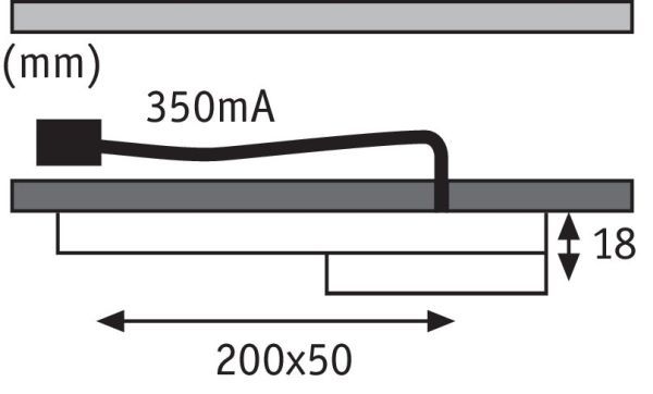 3 lampy meblowe Setup - LED, zestaw