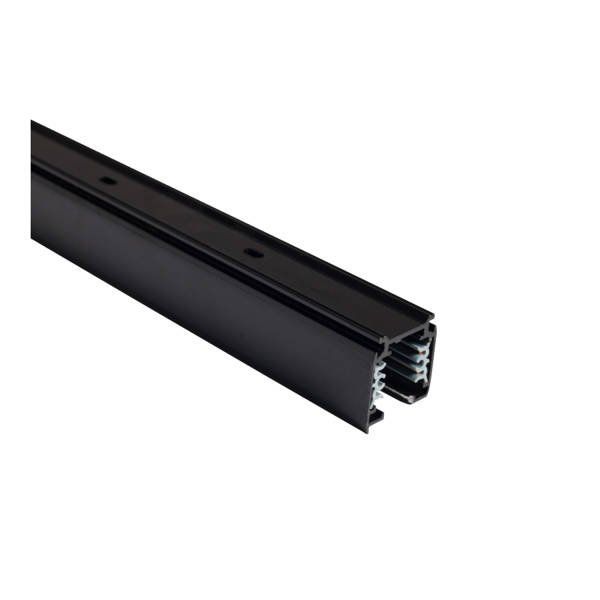 Czarna szyna CTLS - 2m, system 3-fazowy