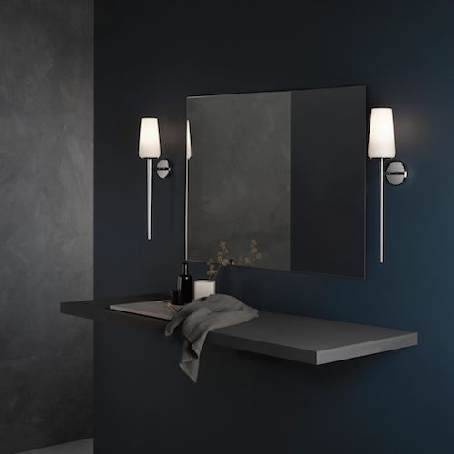 Elegancki kinkiet Deauville do lustra w łazience