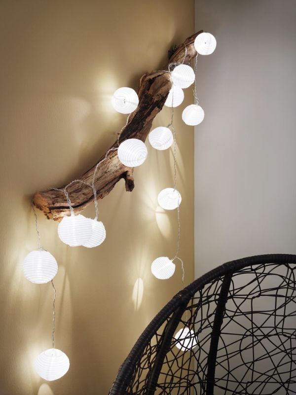 Girlanda ogrodowa, IP44, ładowana na USB