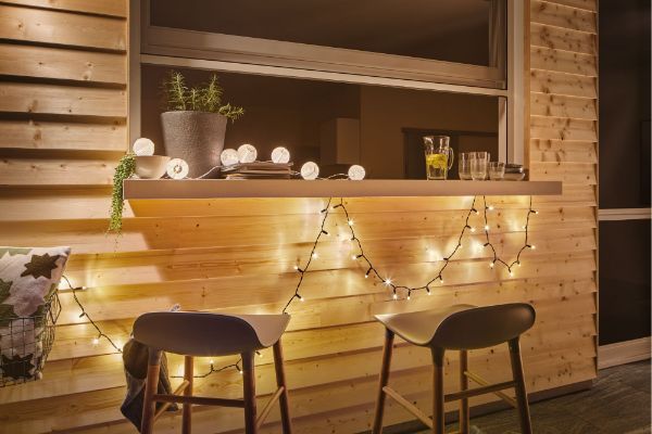 Girlanda ogrodowa, IP44, ładowana na USB