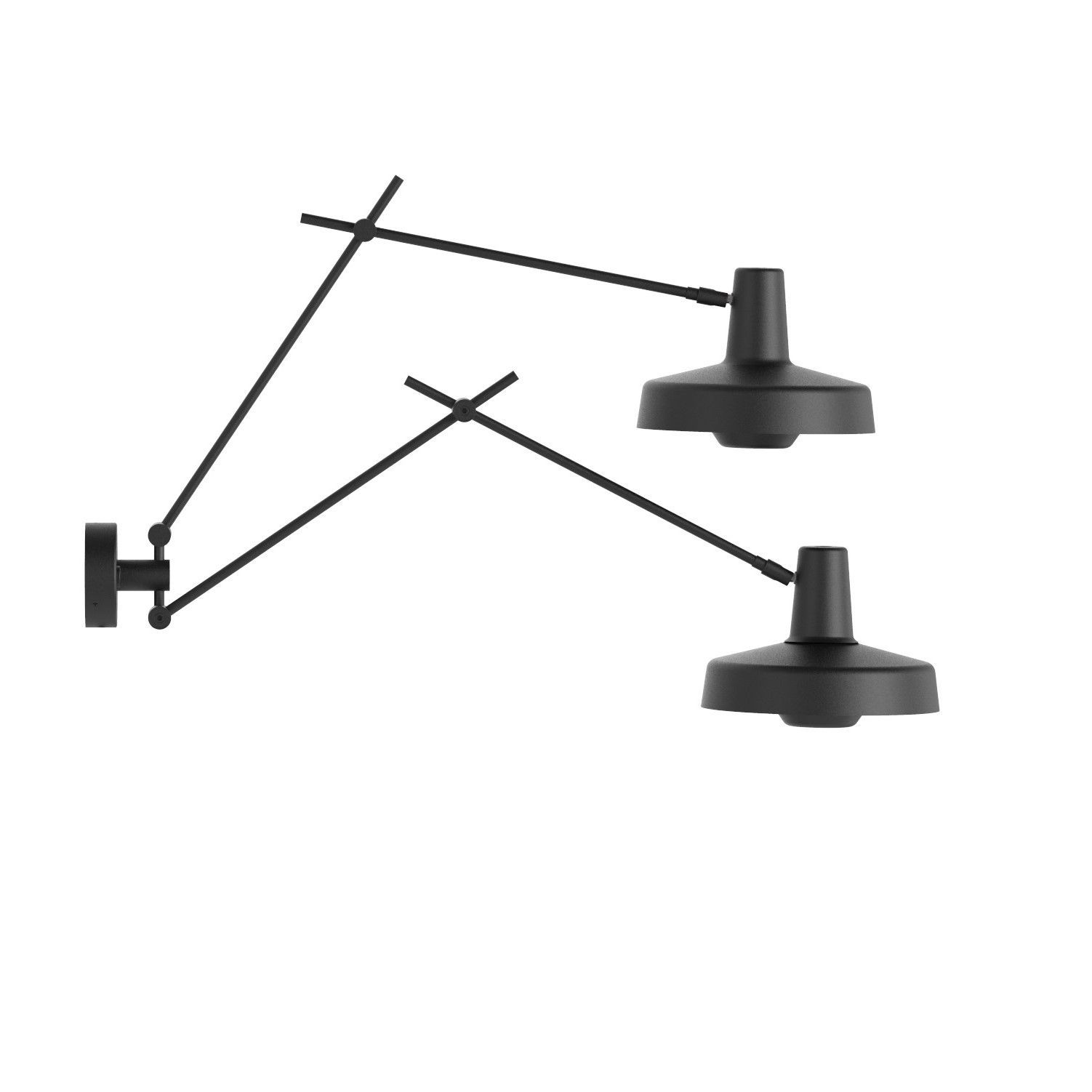 Kinkiet Arigato Double nad sofę w salonie