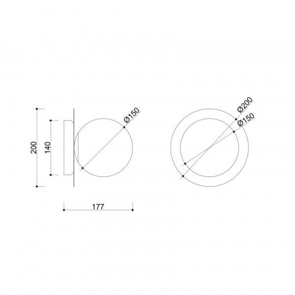 Kinkiet Borra A do nowoczesnej kuchni