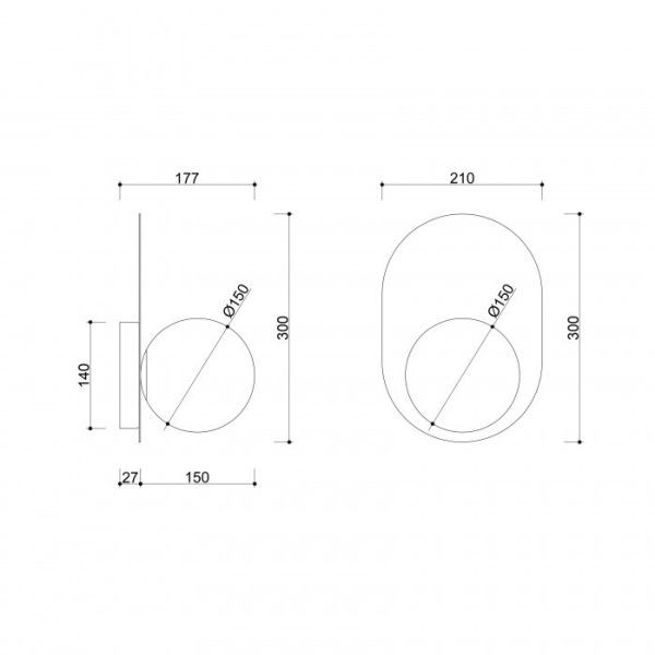 Kinkiet Hanea jako doświetlenie jadalni