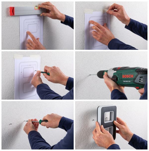 Kinkiet zewnętrzny jako numer domu - nr 2