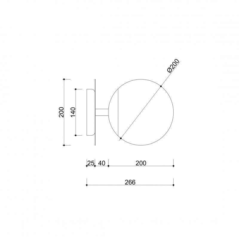 Kinkiet Plaat do pokoju nastolatka