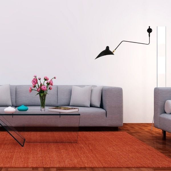 Kinkiet ścienny Crane - czarny