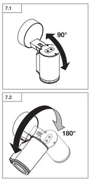 Kinkiet zewnętrzny Spot One jako oświetlenie drzwi wejściowych