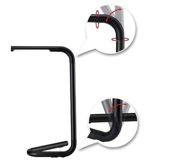 Lampa biurkowa FlexLink do pokoju studenta