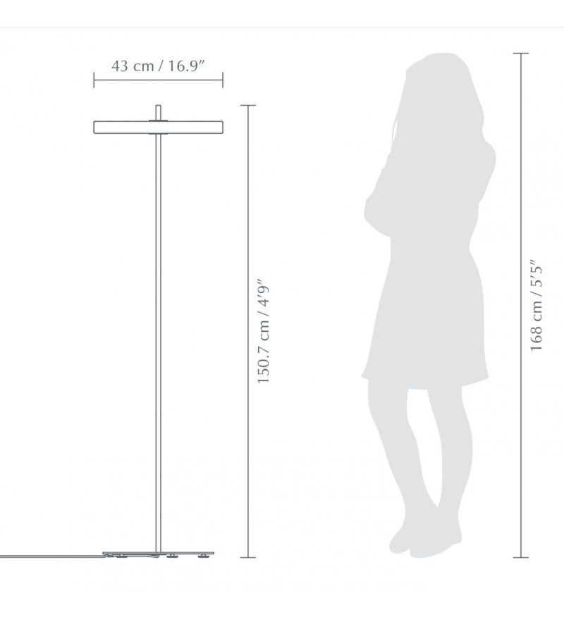 Lampa podłogowa Asteria do nowoczesnego salonu