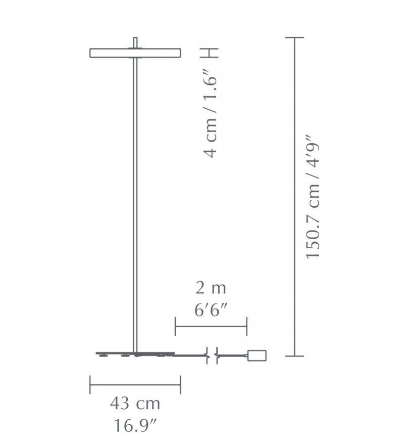 Lampa stojąca Asteria LED do salonu