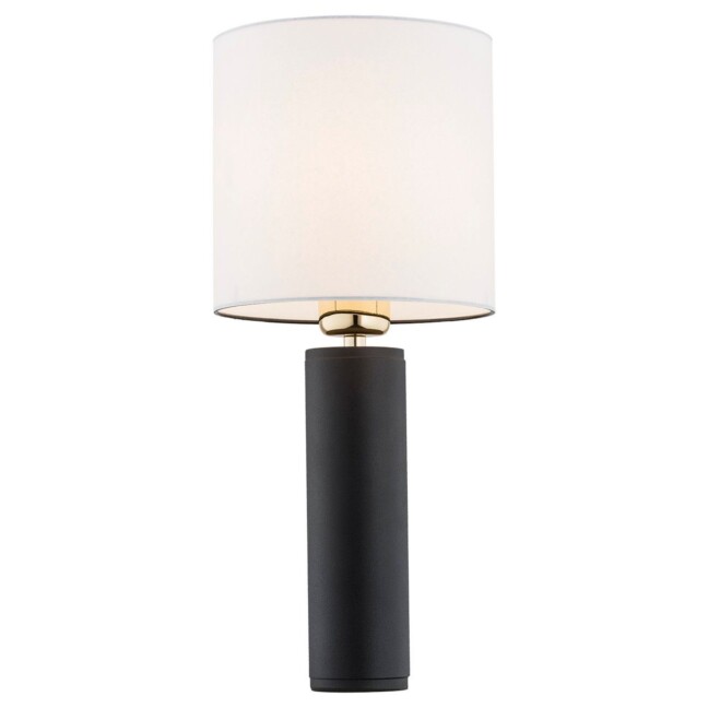 Lampa stołowa Almada na kominek w salonie