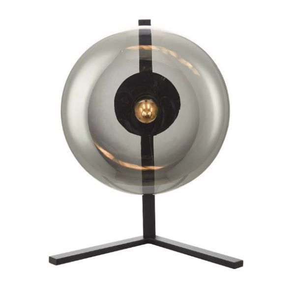 Lampa stołowa Erla do nietypowego salonu