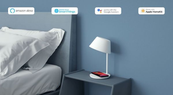 Lampa stołowa Staria Pro - LED, ładowanie indukcyjne