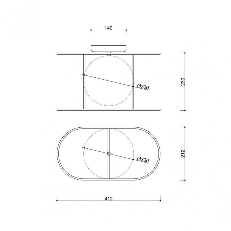 Lampa sufitowa Kuglo do niewielkiego przedpokoju
