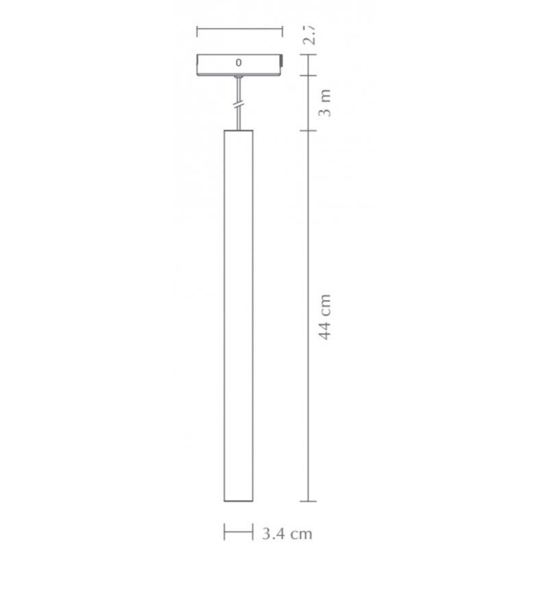 Lampa wisząca Chimes nad stolik kawowy w salonie