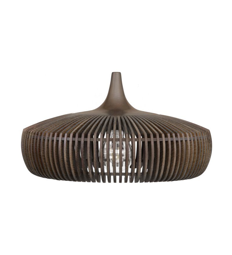 Lampa wisząca Clava Dine Wood nad komodę w sypialni