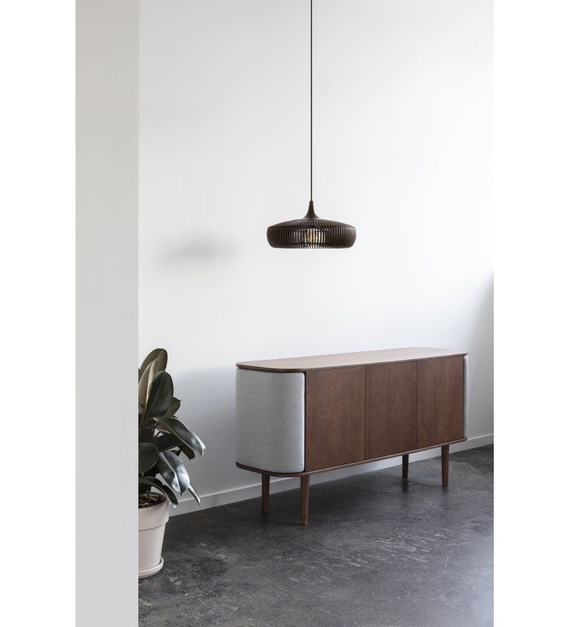 Lampa wisząca Clava Dine Wood nad komodę w sypialni