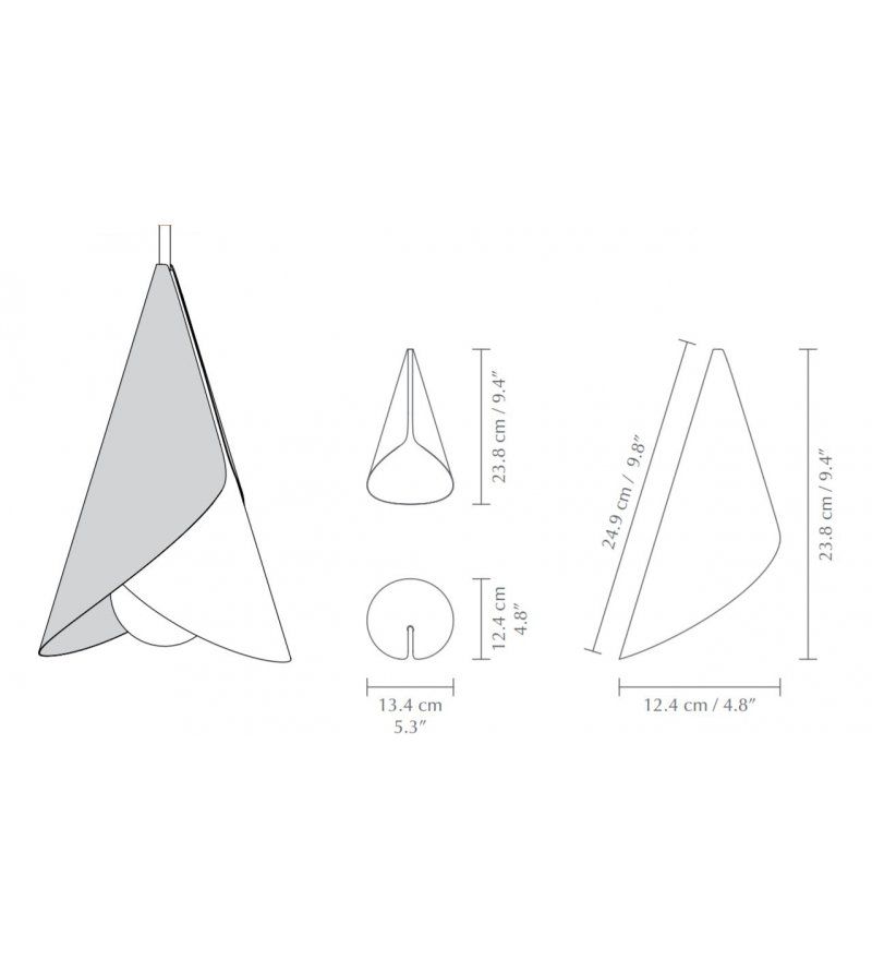 Lampa wisząca Cornet do nowoczesnej jadalni